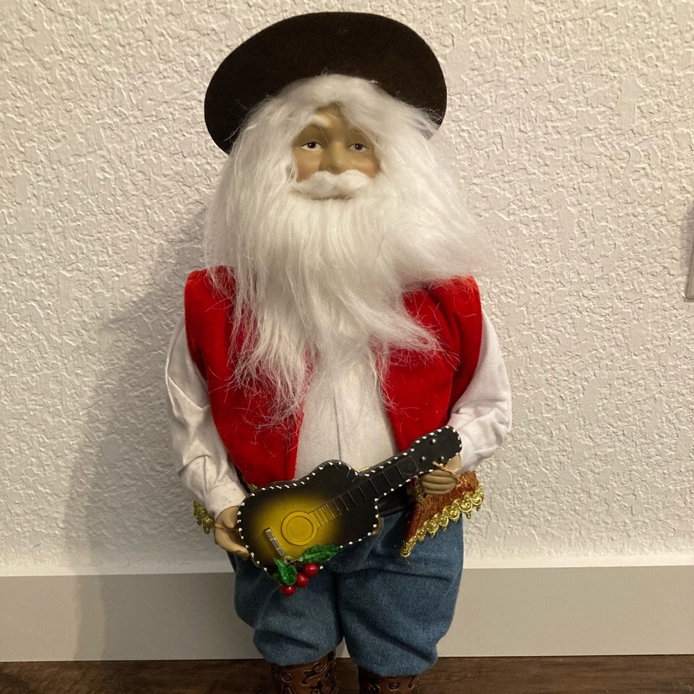 Small Tex-Mex Santa decoration